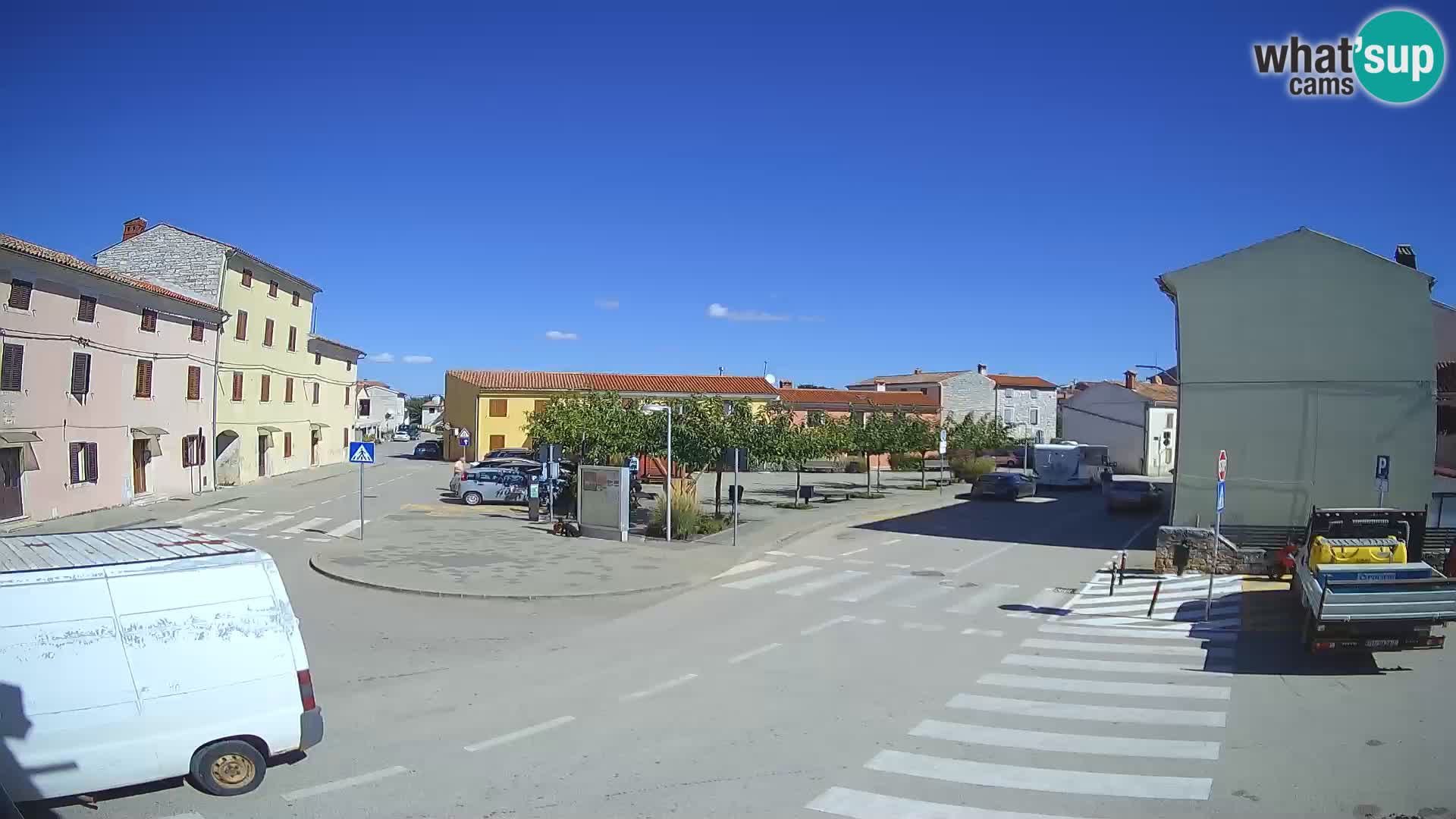 Bale, webcam de la plaza La Musa – Istria – Croacia