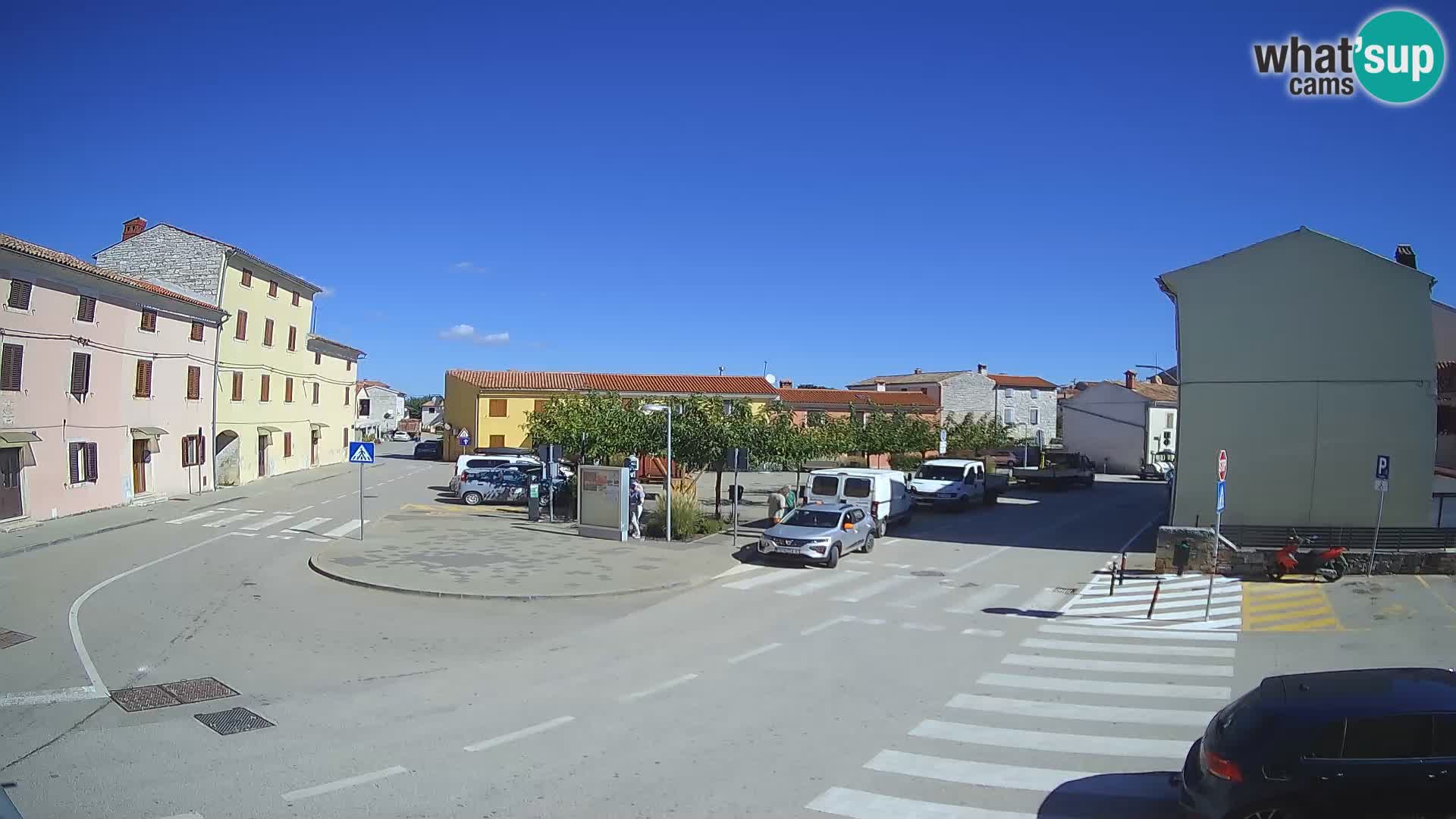Bale, webcam de la place La Musa – Istrie – Croatie
