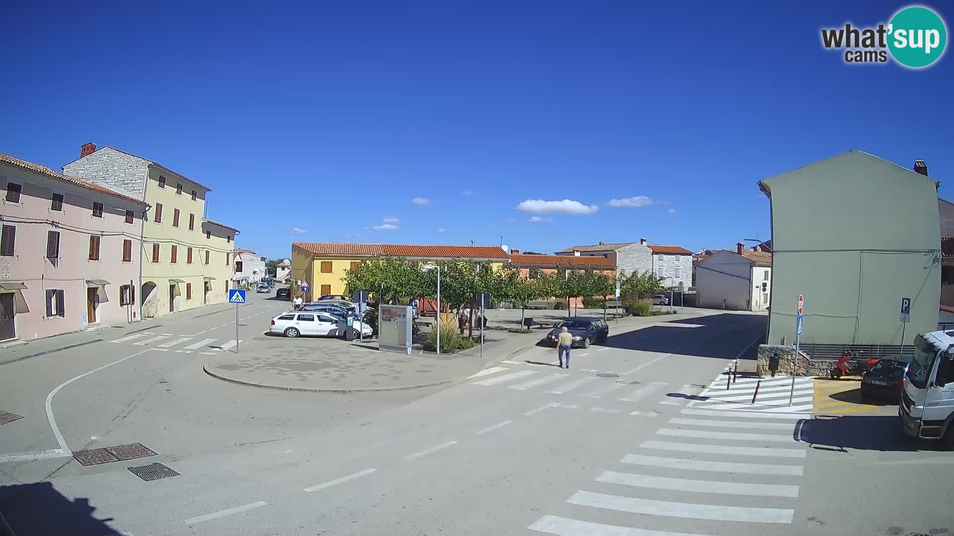 Bale, webcam de la plaza La Musa – Istria – Croacia