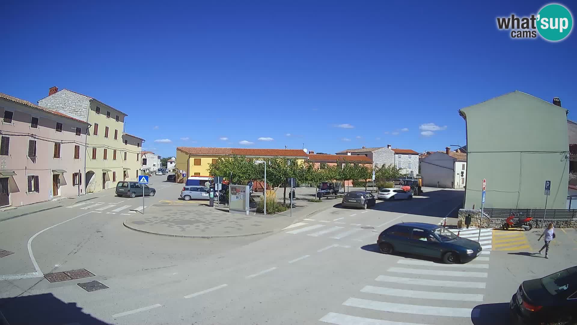 Bale, webcam de la place La Musa – Istrie – Croatie