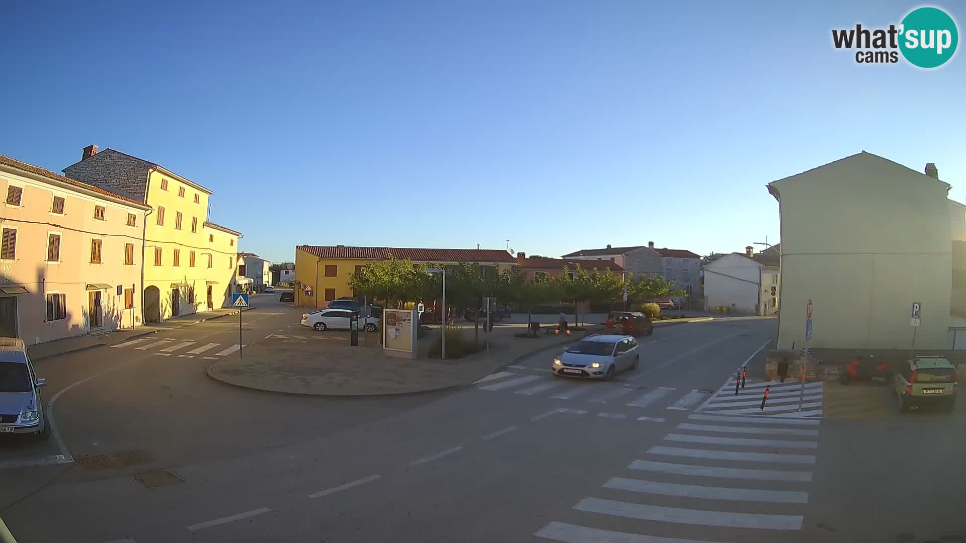 Bale, webcam de la place La Musa – Istrie – Croatie