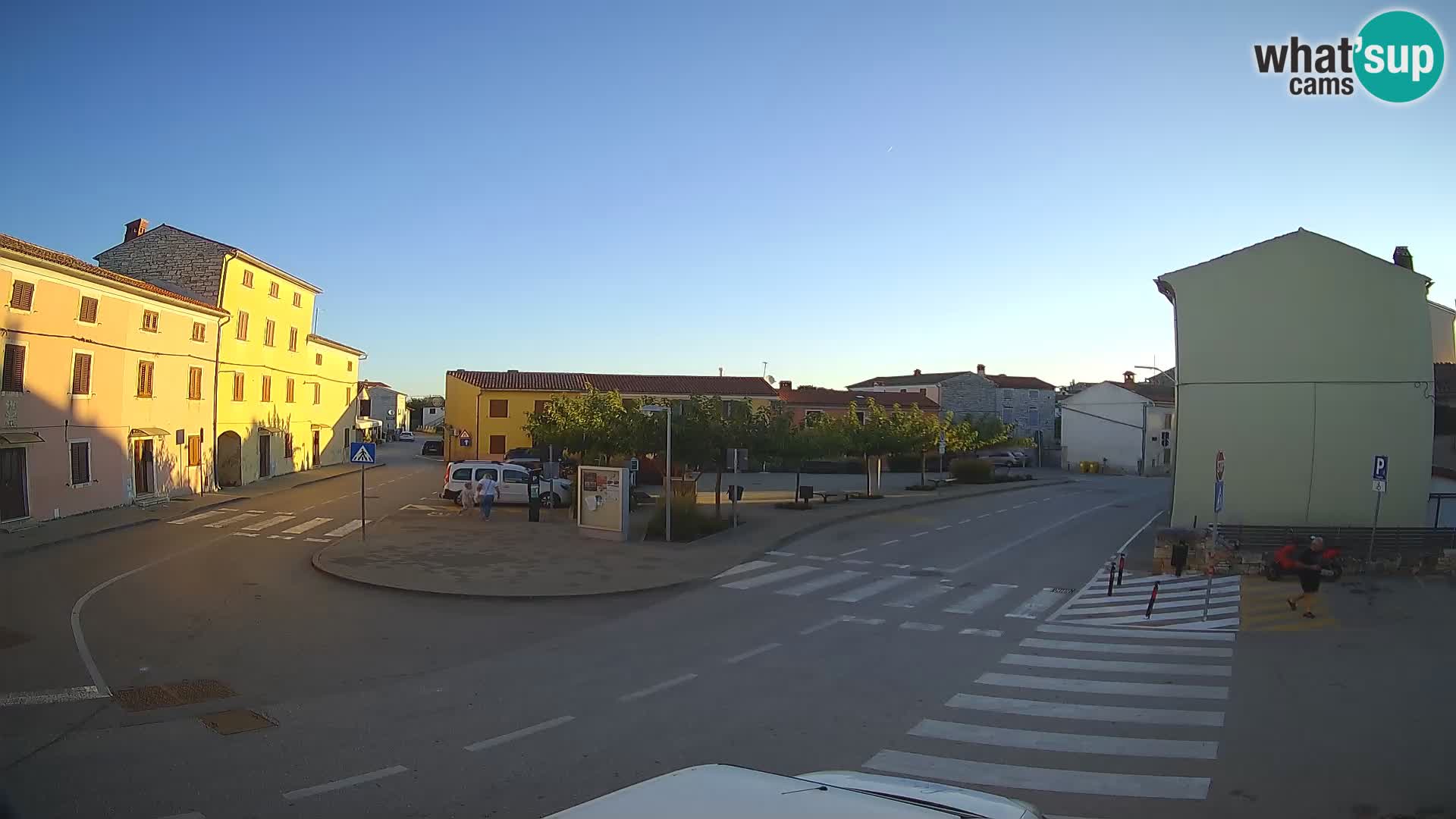 Bale, webcam de la place La Musa – Istrie – Croatie