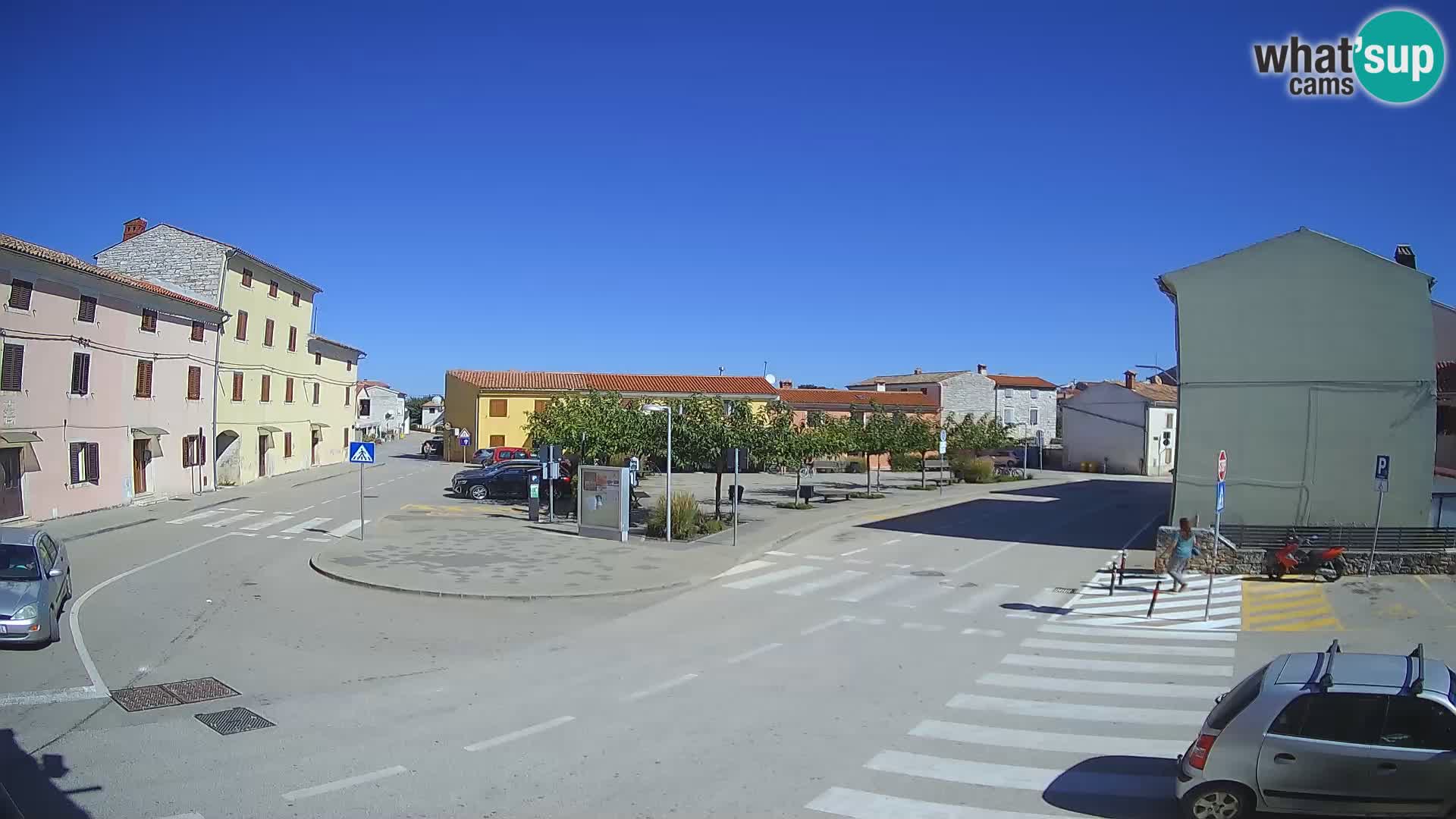 Bale, webcam de la plaza La Musa – Istria – Croacia