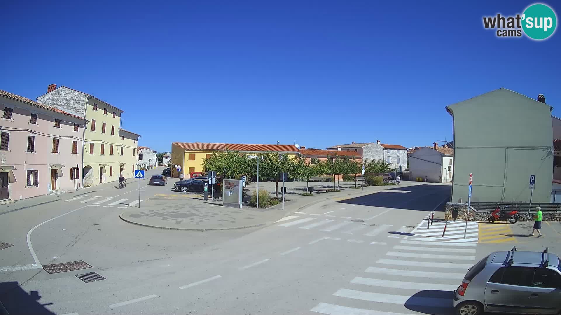 Bale, webcam de la place La Musa – Istrie – Croatie