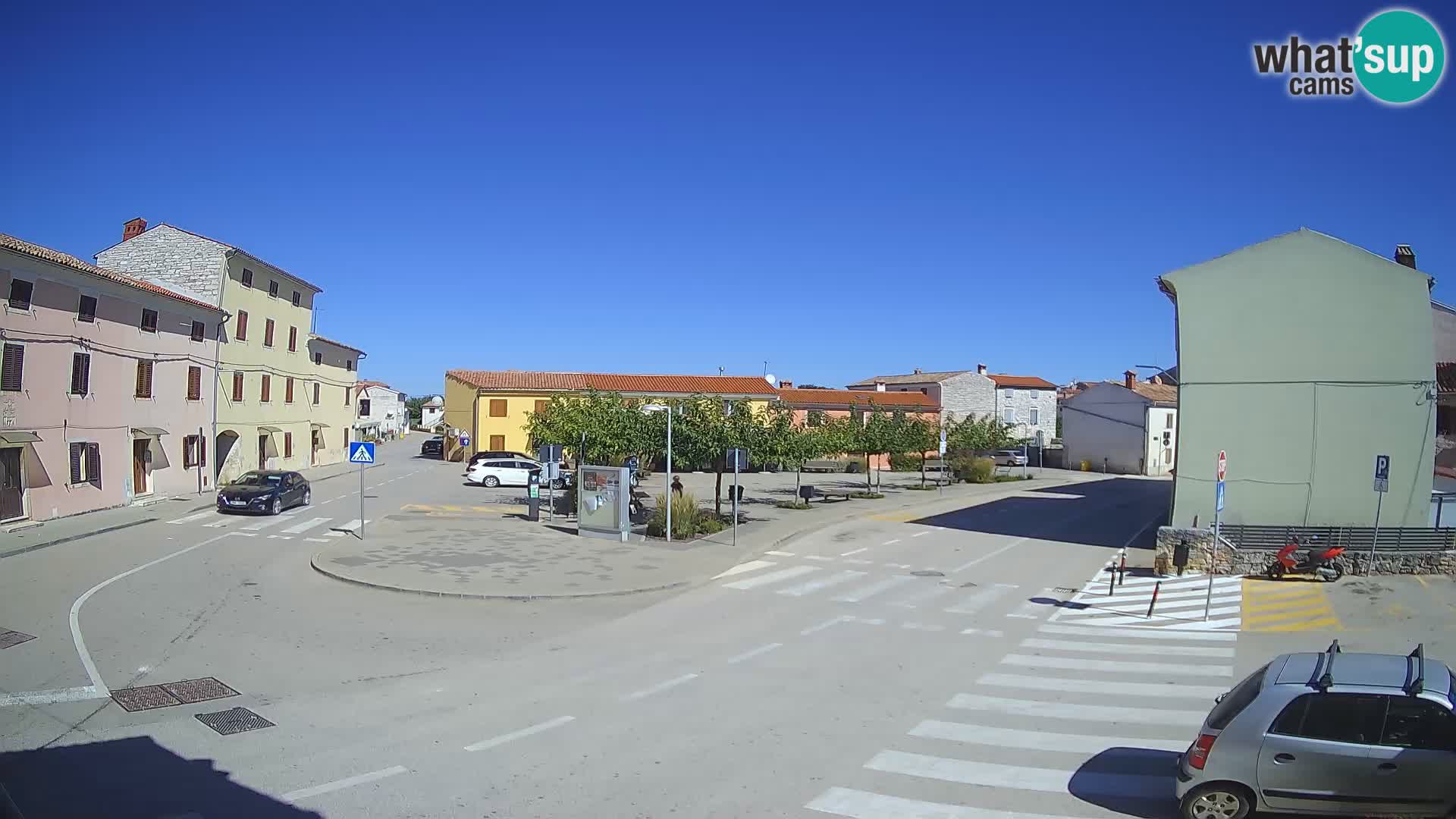 Bale, webcam de la place La Musa – Istrie – Croatie