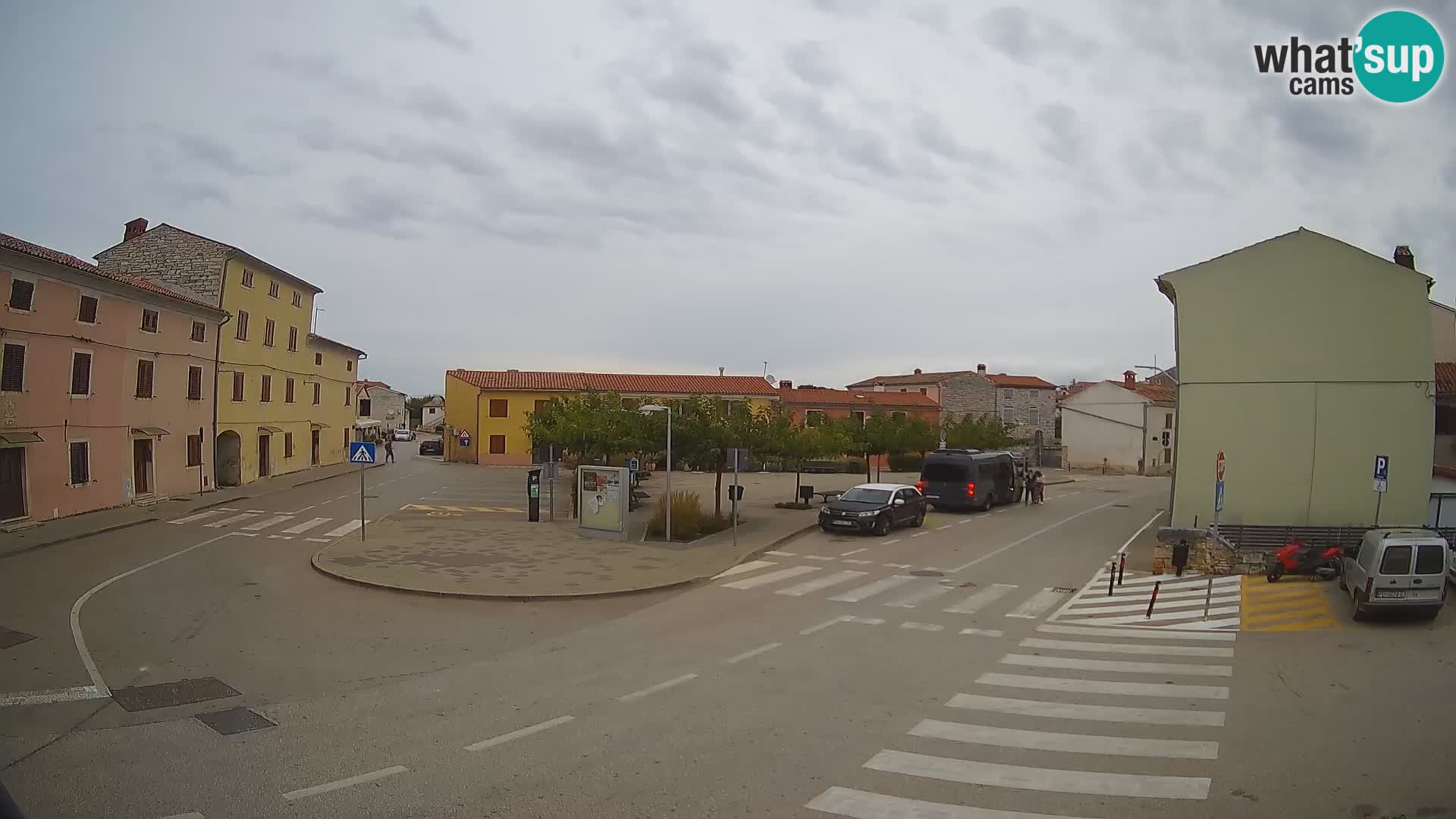 Bale, webcam de la place La Musa – Istrie – Croatie