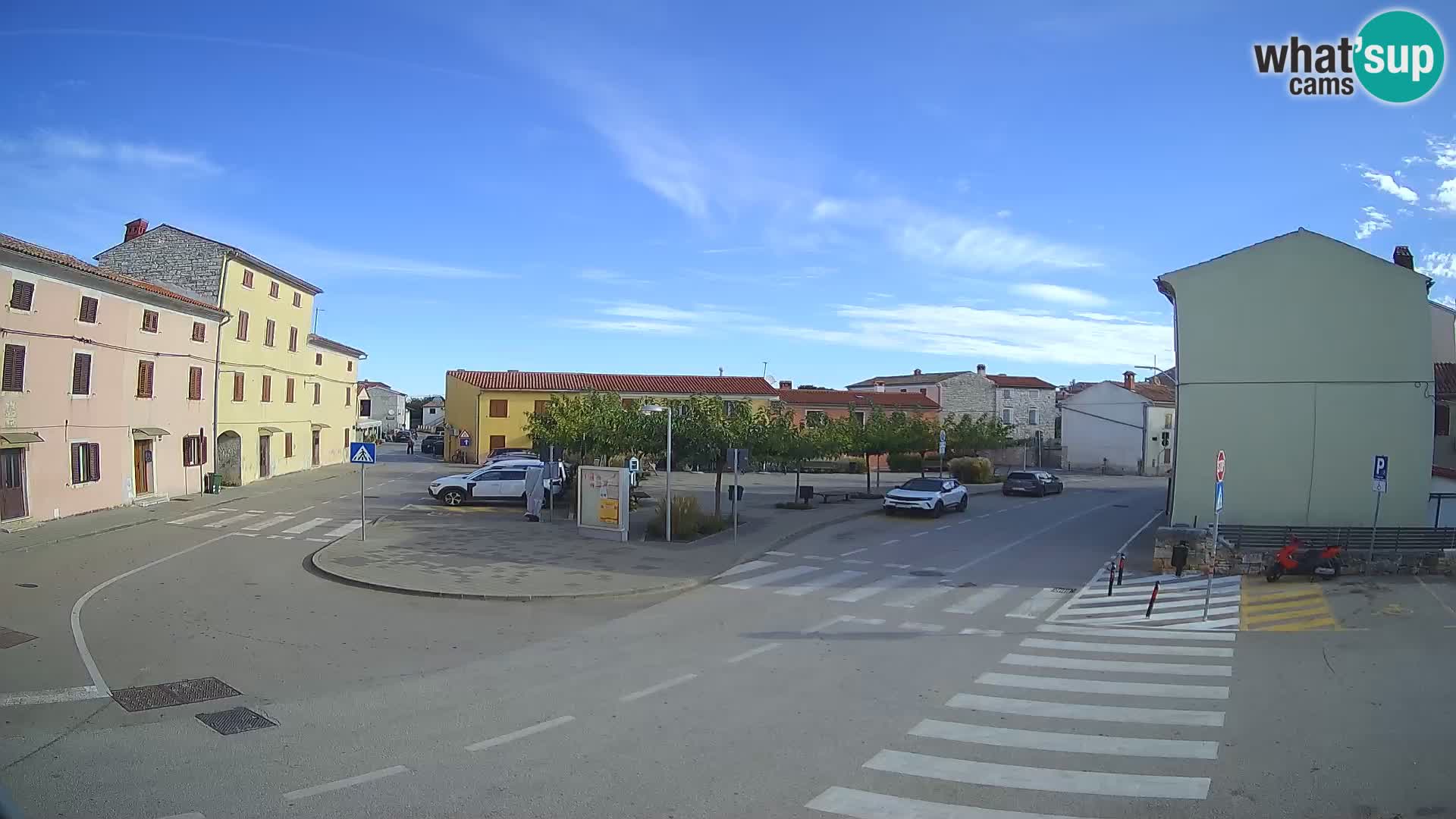 Bale, webcam de la place La Musa – Istrie – Croatie
