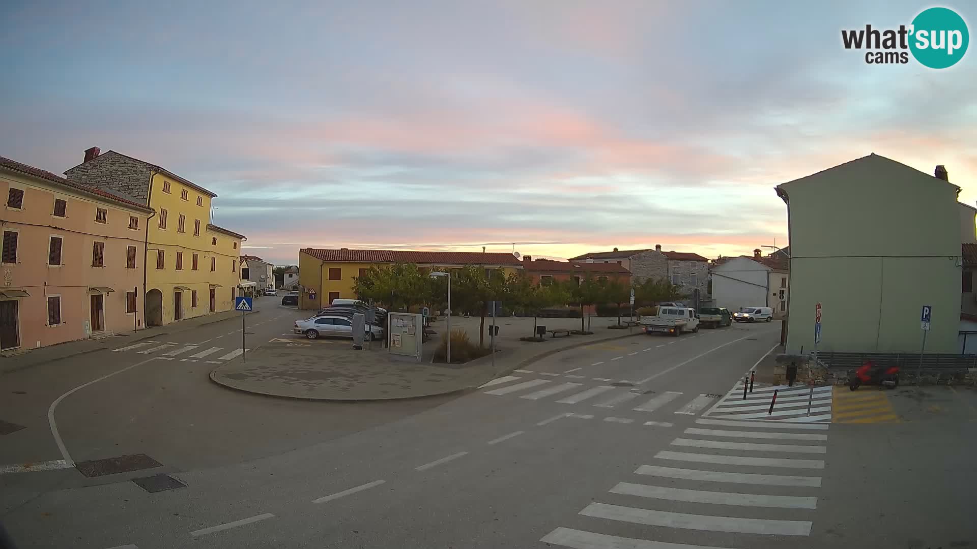 Bale, webcam de la place La Musa – Istrie – Croatie