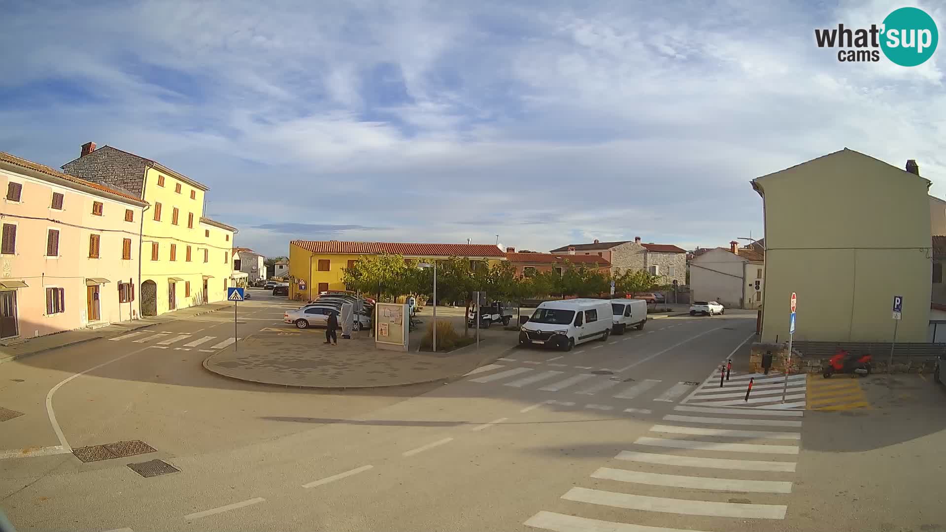 Bale, webcam de la place La Musa – Istrie – Croatie