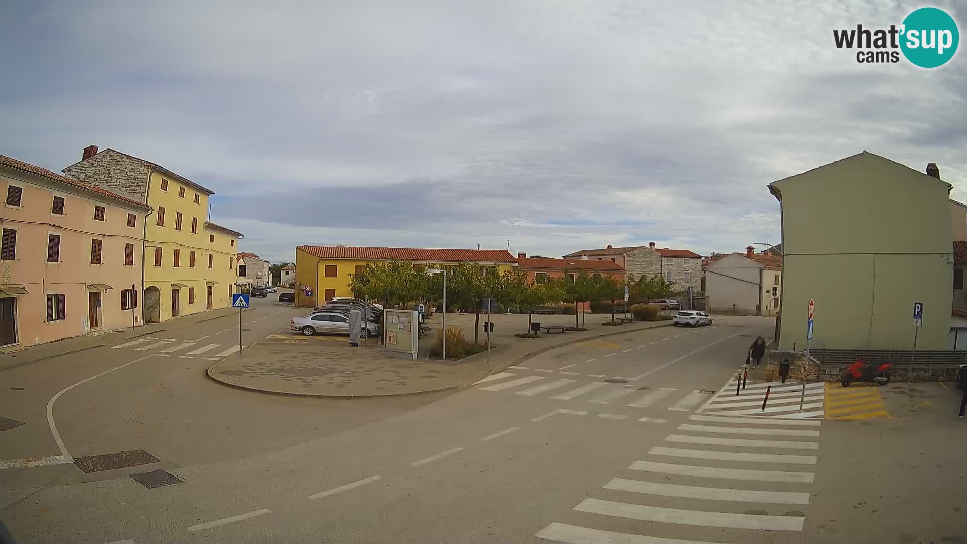 Bale, webcam de la plaza La Musa – Istria – Croacia