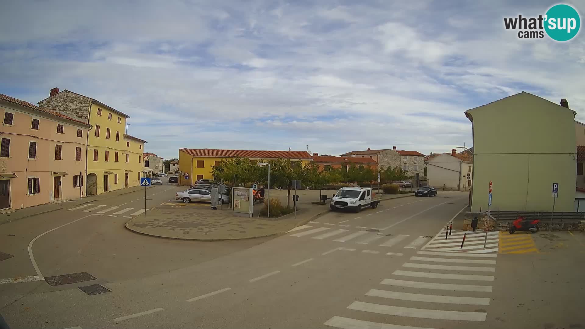Bale, webcam de la place La Musa – Istrie – Croatie