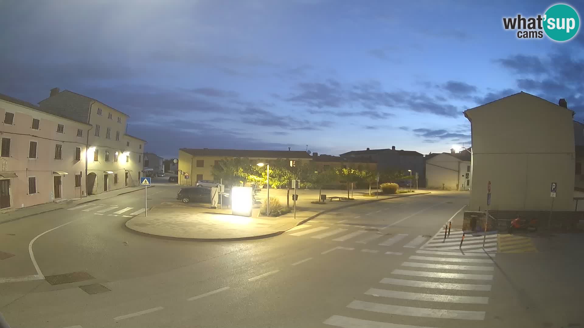 Bale, webcam de la place La Musa – Istrie – Croatie
