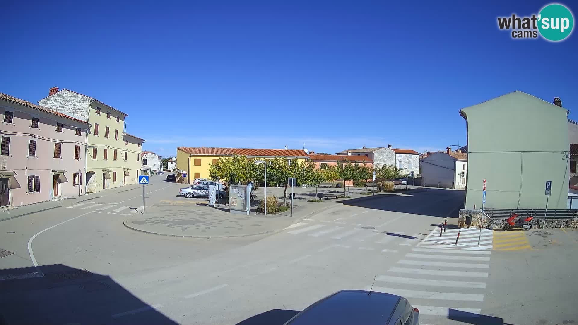 Bale, webcam de la place La Musa – Istrie – Croatie