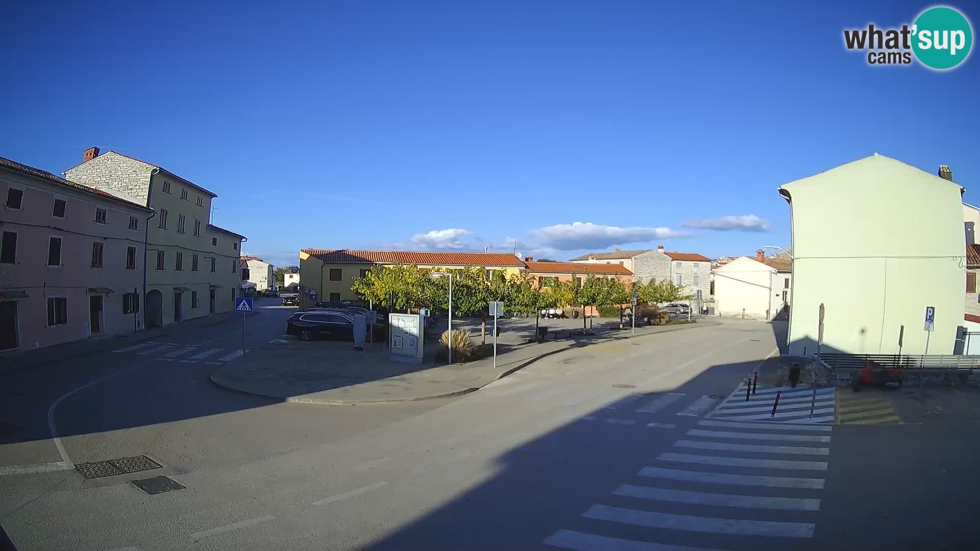 Bale, webcam de la place La Musa – Istrie – Croatie