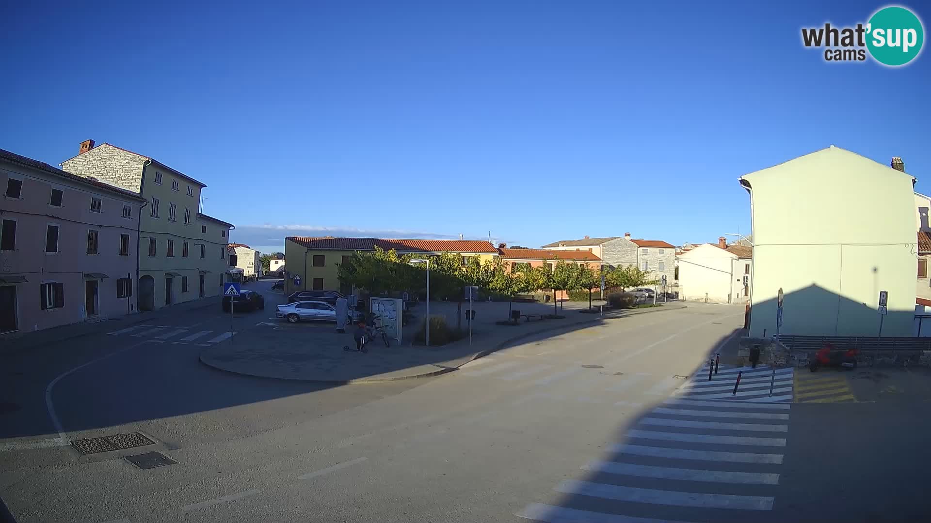 Bale, webcam de la place La Musa – Istrie – Croatie
