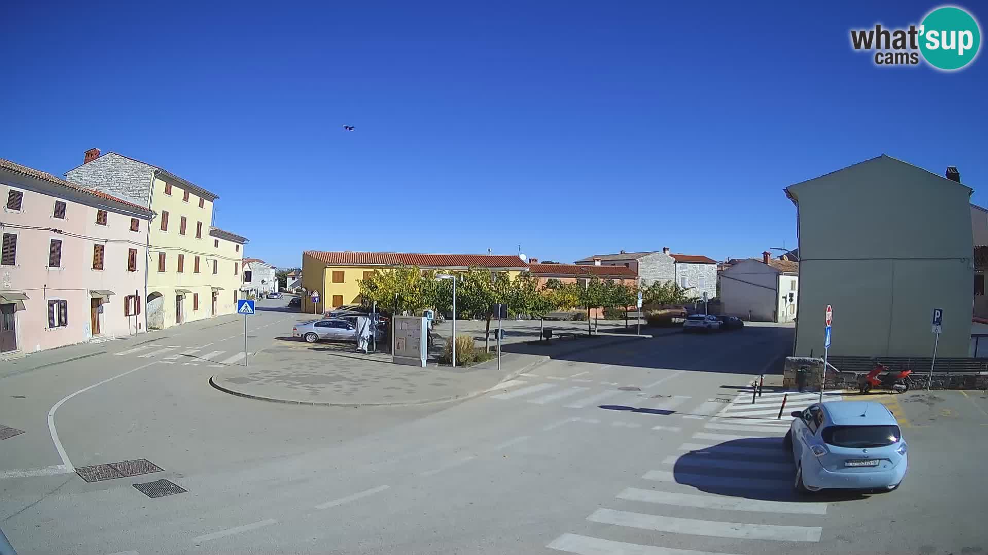 Bale, webcam de la place La Musa – Istrie – Croatie