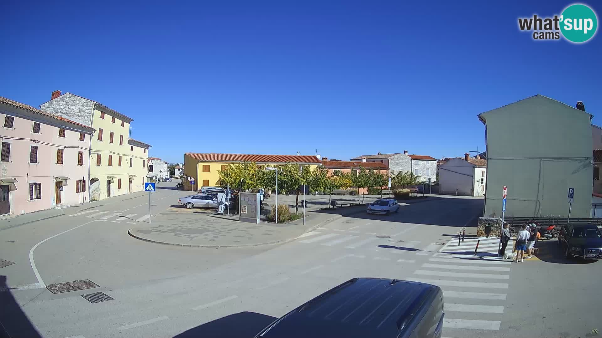 Bale, webcam de la place La Musa – Istrie – Croatie