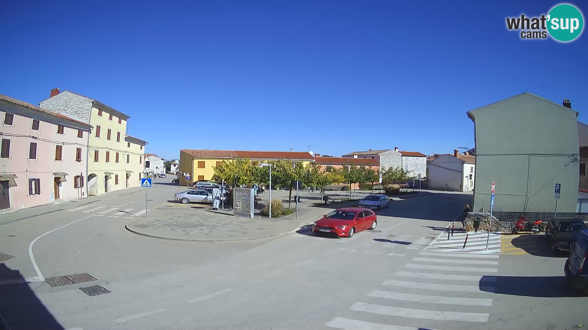 Bale, webcam de la place La Musa – Istrie – Croatie
