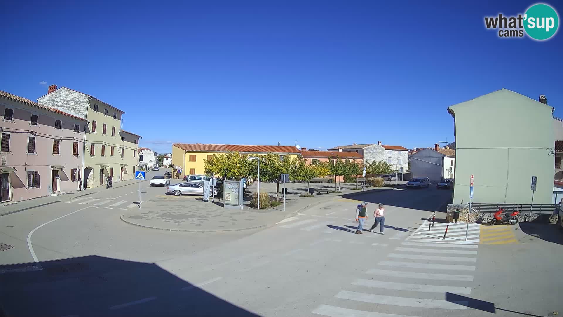 Bale, webcam de la place La Musa – Istrie – Croatie