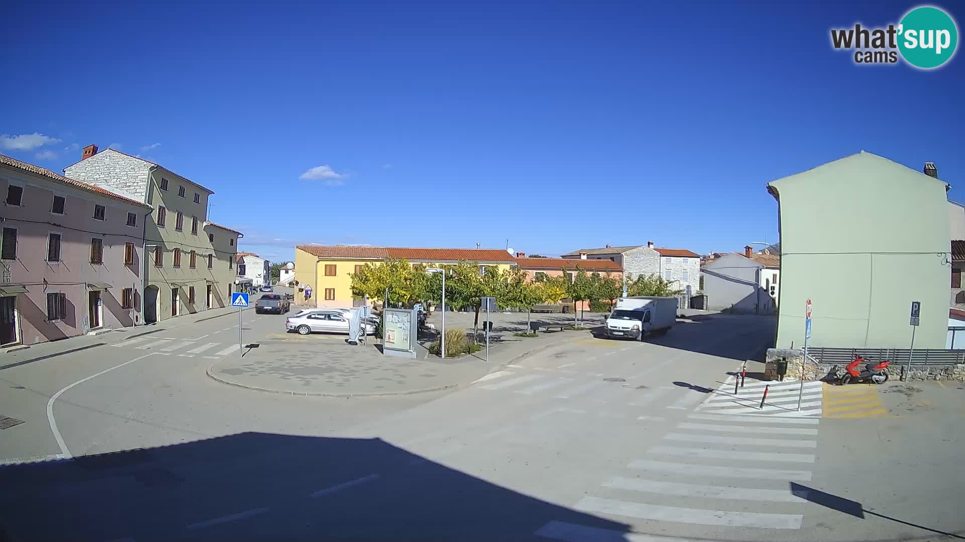 Bale, webcam de la place La Musa – Istrie – Croatie