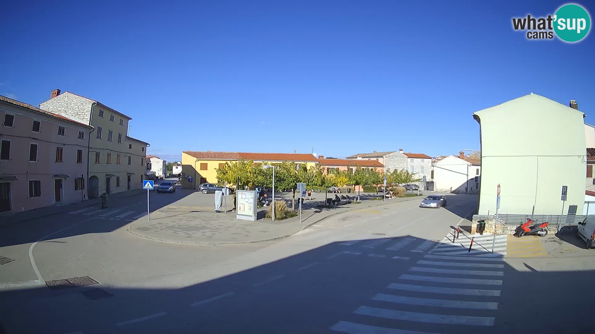 Bale, webcam de la place La Musa – Istrie – Croatie