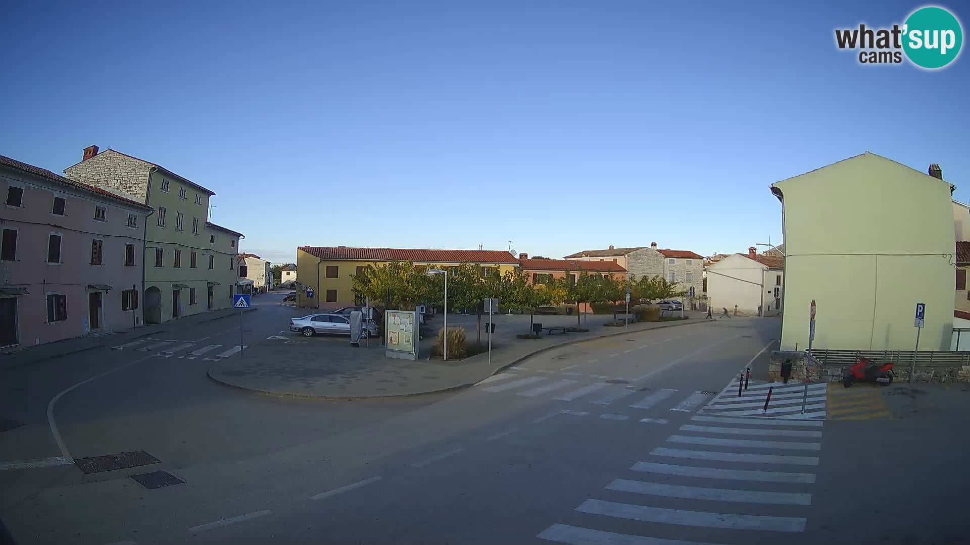 Bale, webcam de la place La Musa – Istrie – Croatie