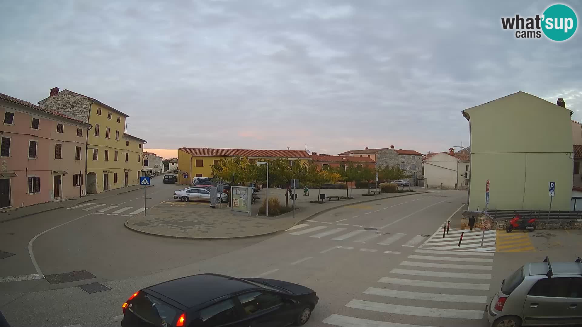 Bale, webcam de la plaza La Musa – Istria – Croacia