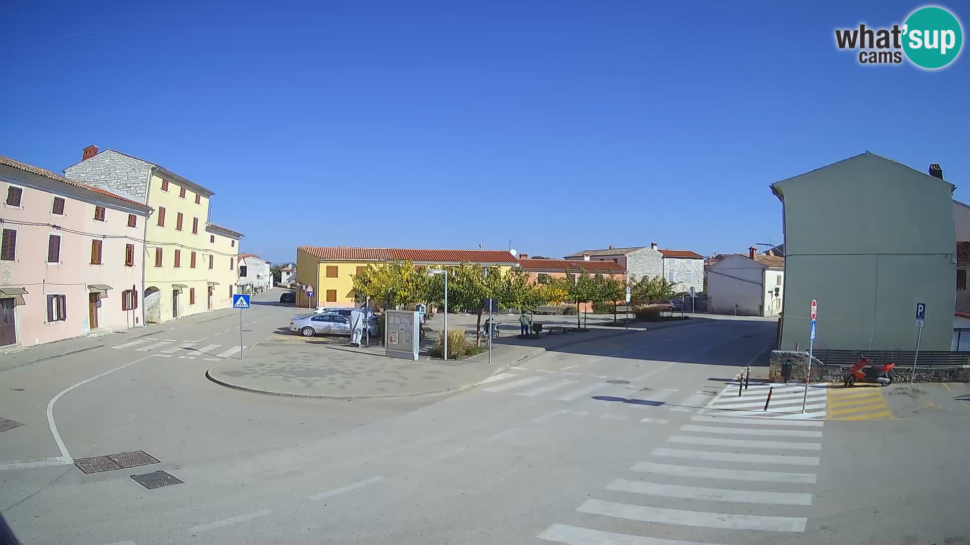 Bale, webcam de la place La Musa – Istrie – Croatie