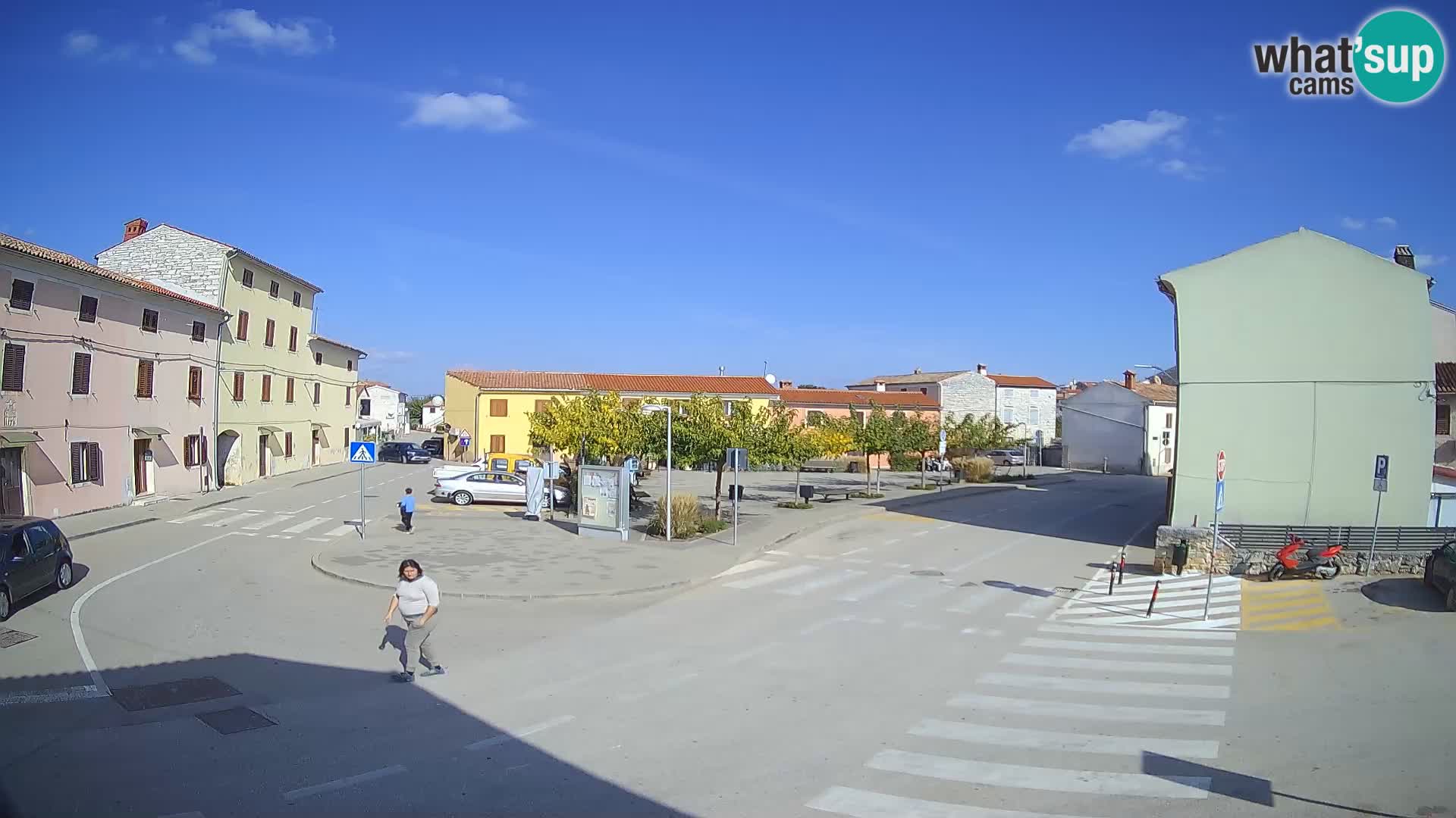 Bale, webcam de la place La Musa – Istrie – Croatie