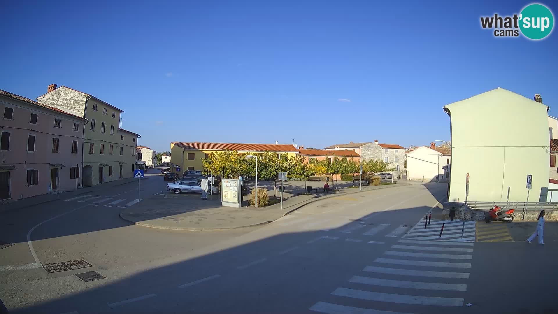 Bale, webcam de la plaza La Musa – Istria – Croacia