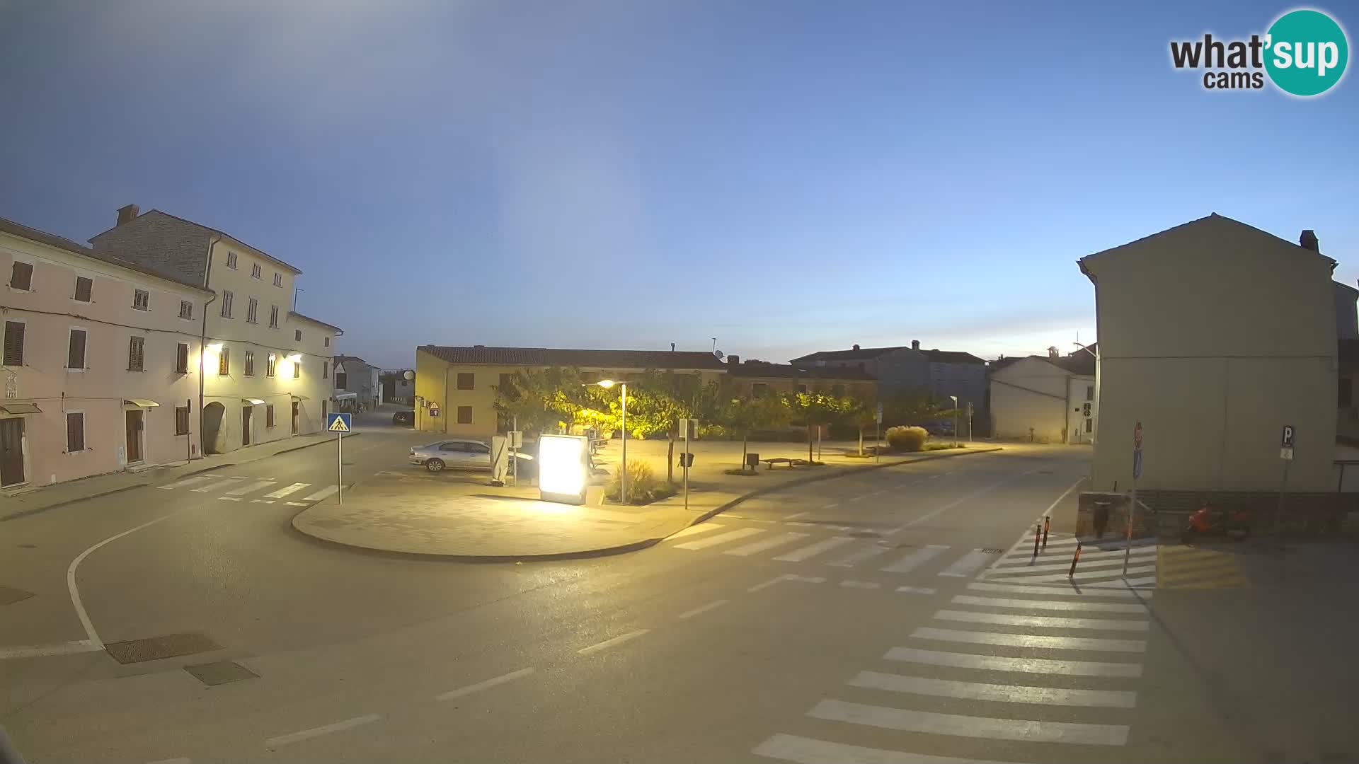 Bale, webcam de la plaza La Musa – Istria – Croacia