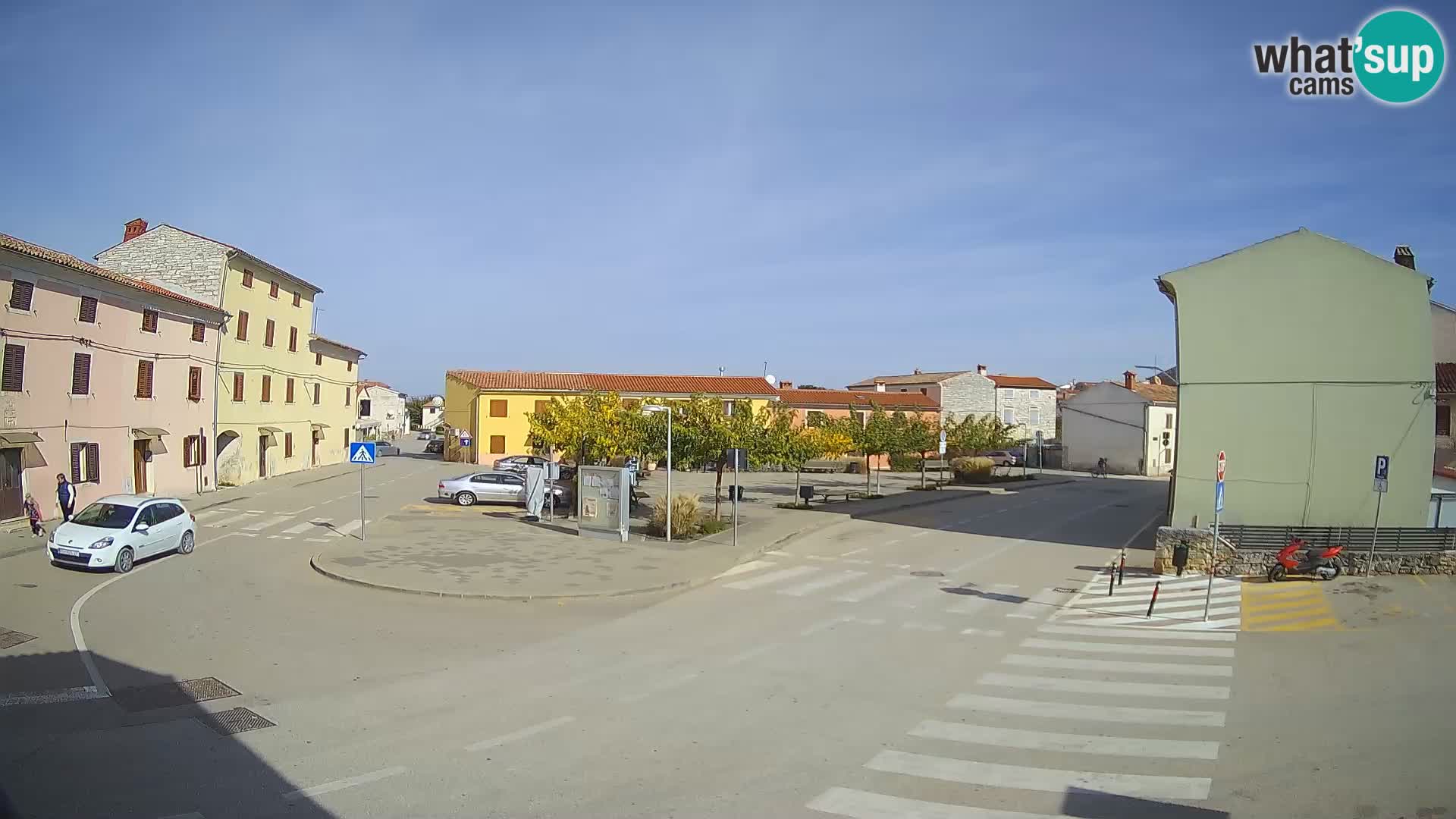 Bale, webcam de la place La Musa – Istrie – Croatie
