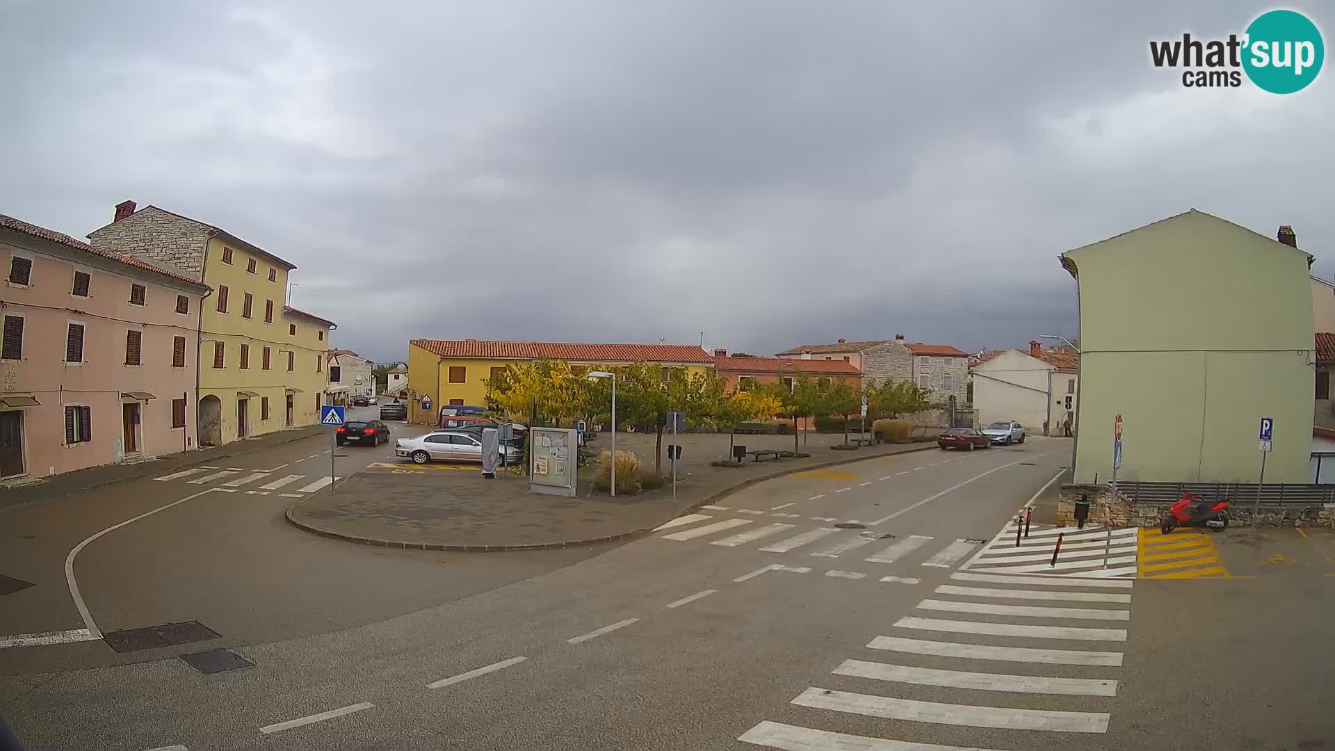 Bale, webcam de la place La Musa – Istrie – Croatie