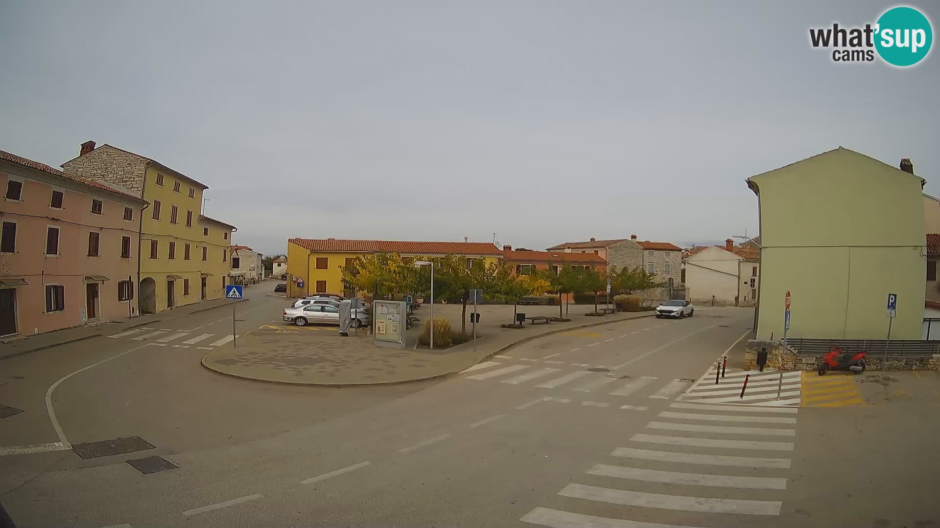 Bale, webcam de la place La Musa – Istrie – Croatie