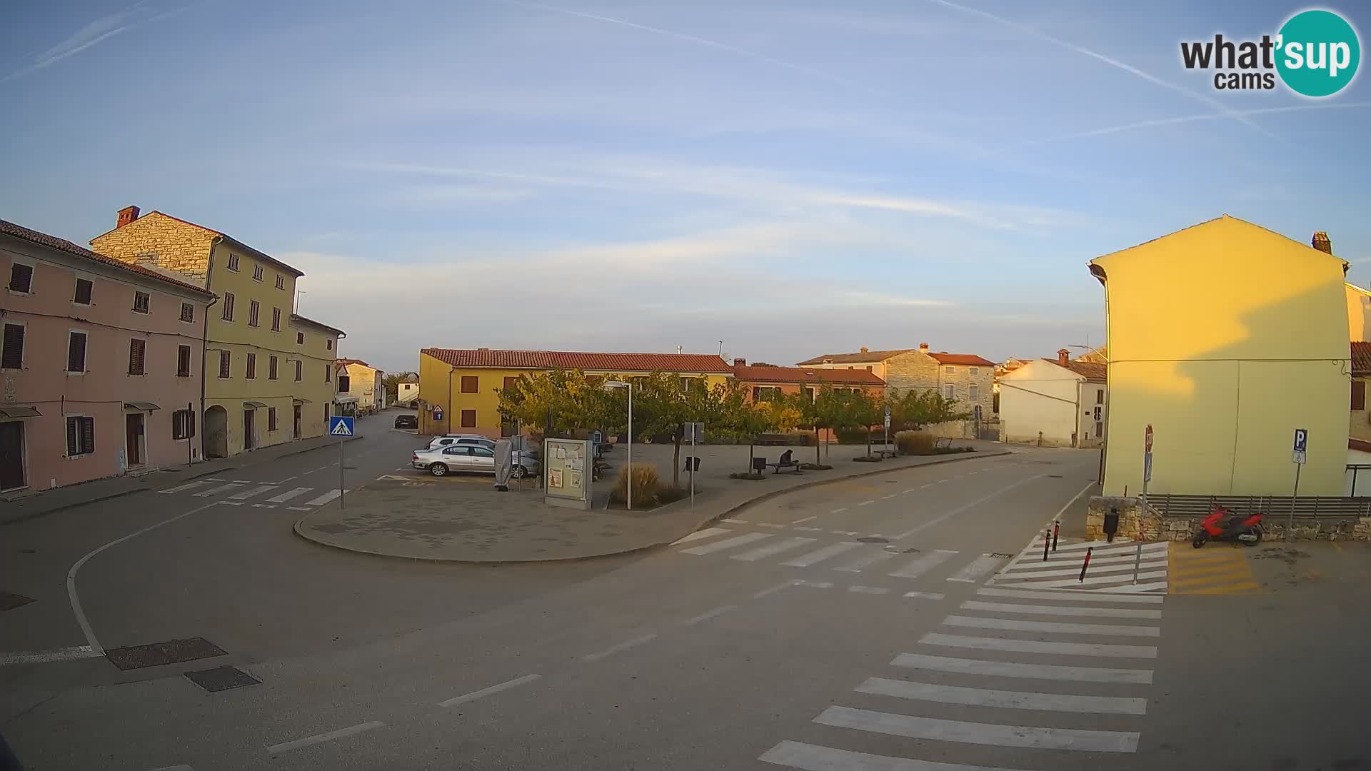Bale, webcam de la place La Musa – Istrie – Croatie