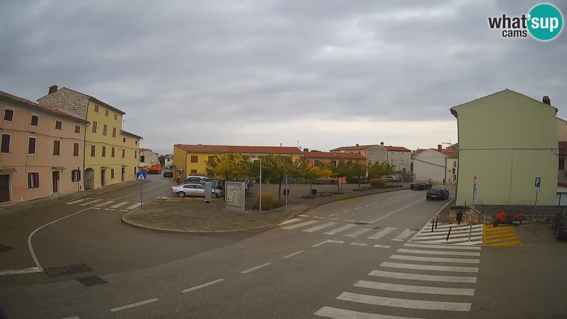 Bale, webcam de la place La Musa – Istrie – Croatie