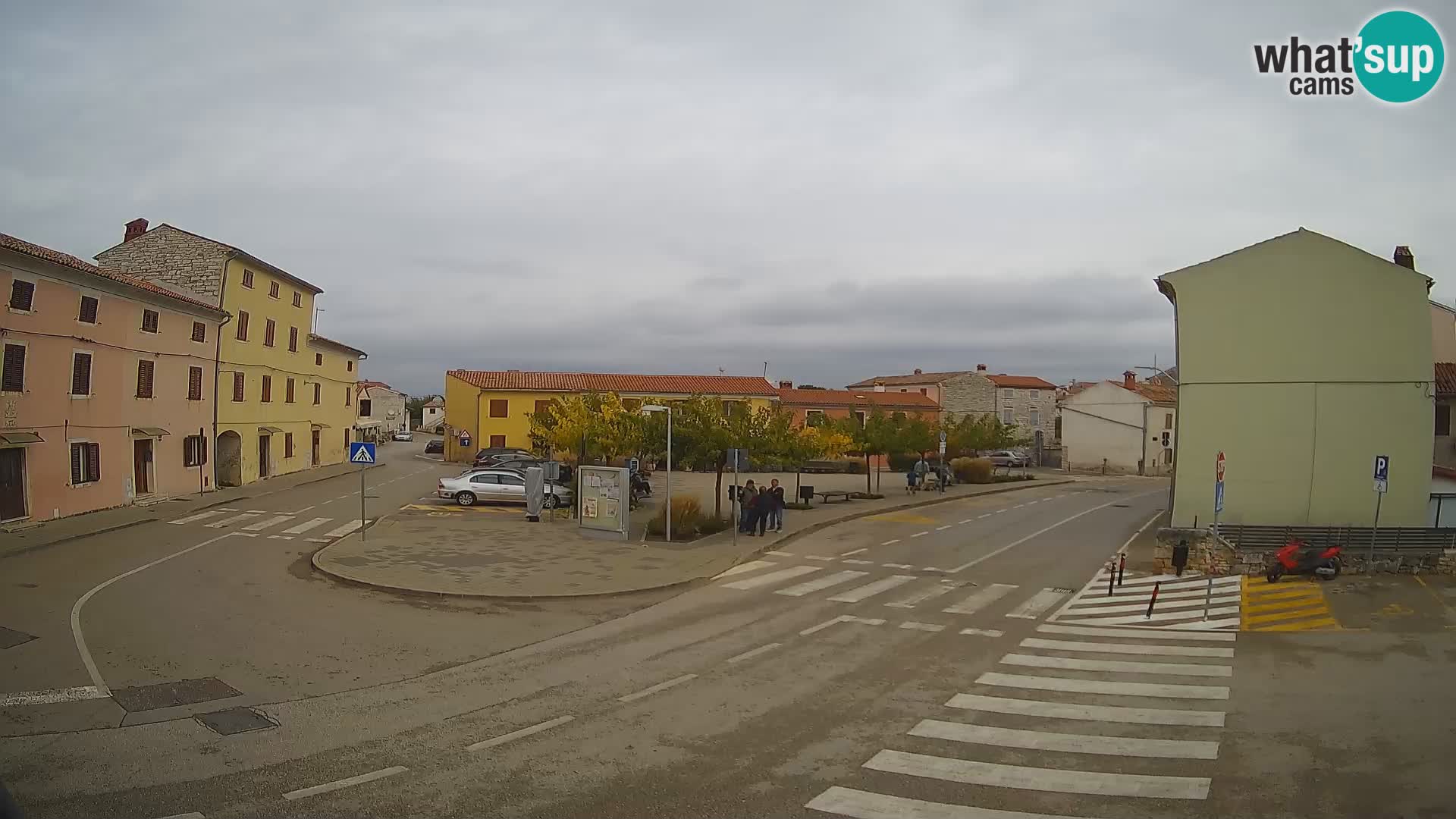 Bale, webcam de la place La Musa – Istrie – Croatie