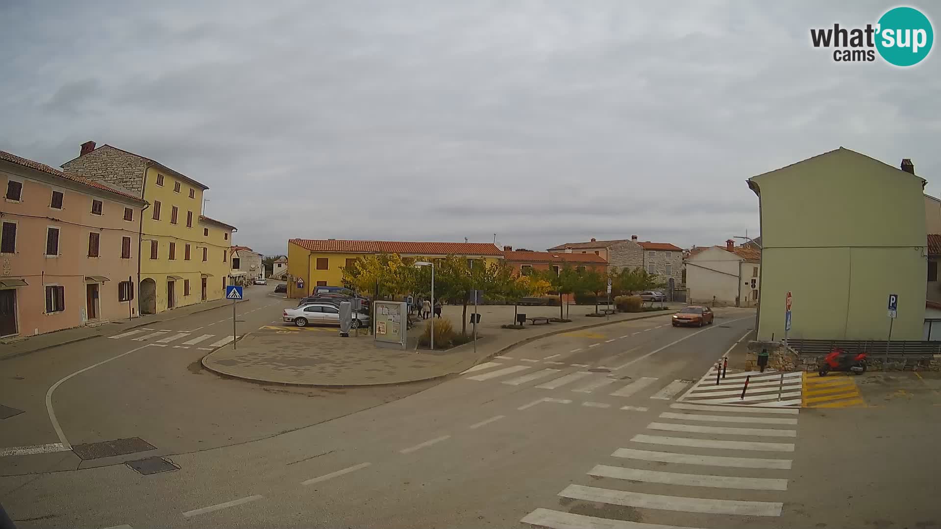 Bale, webcam de la place La Musa – Istrie – Croatie