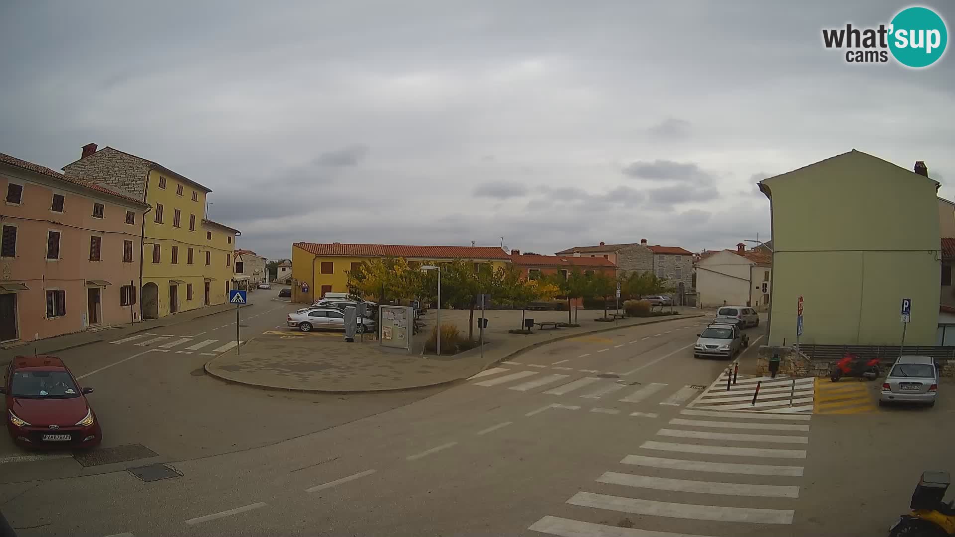 Bale, webcam de la place La Musa – Istrie – Croatie
