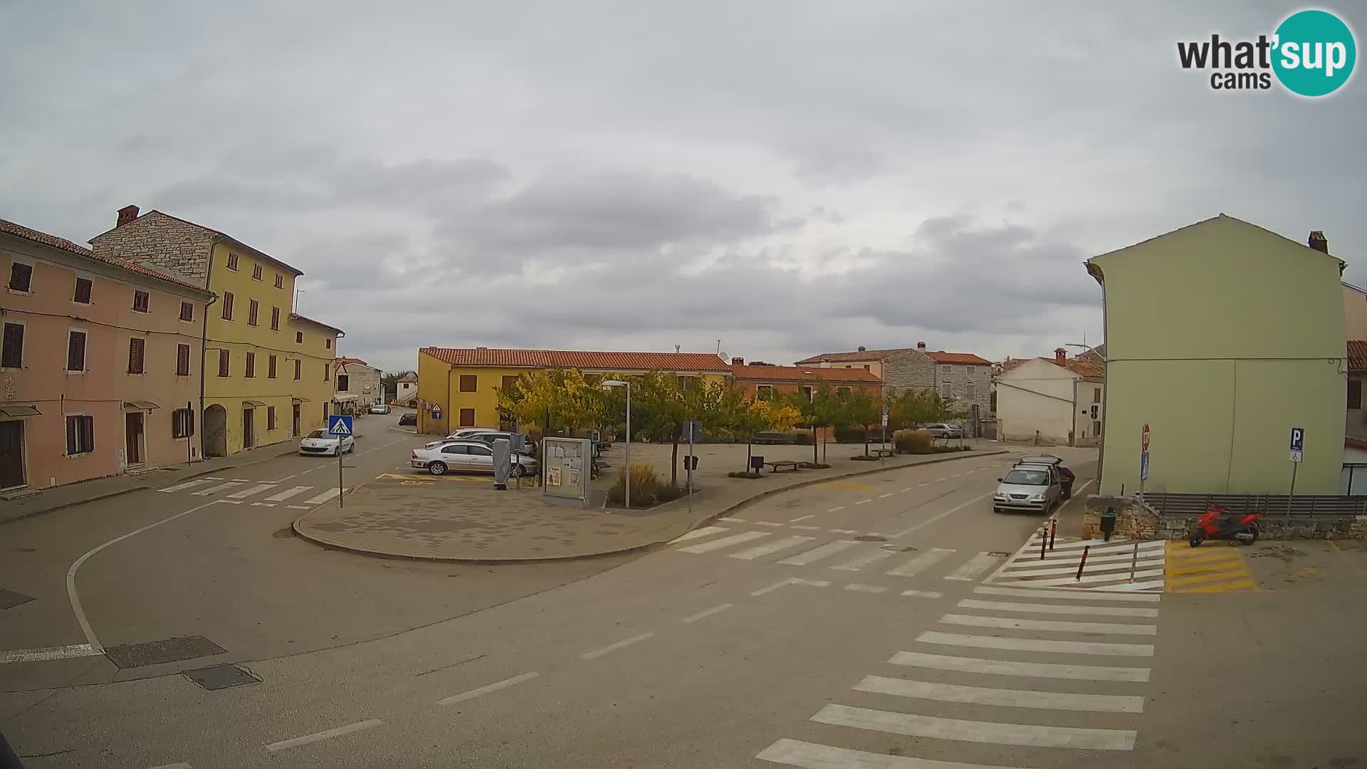 Bale, webcam de la plaza La Musa – Istria – Croacia