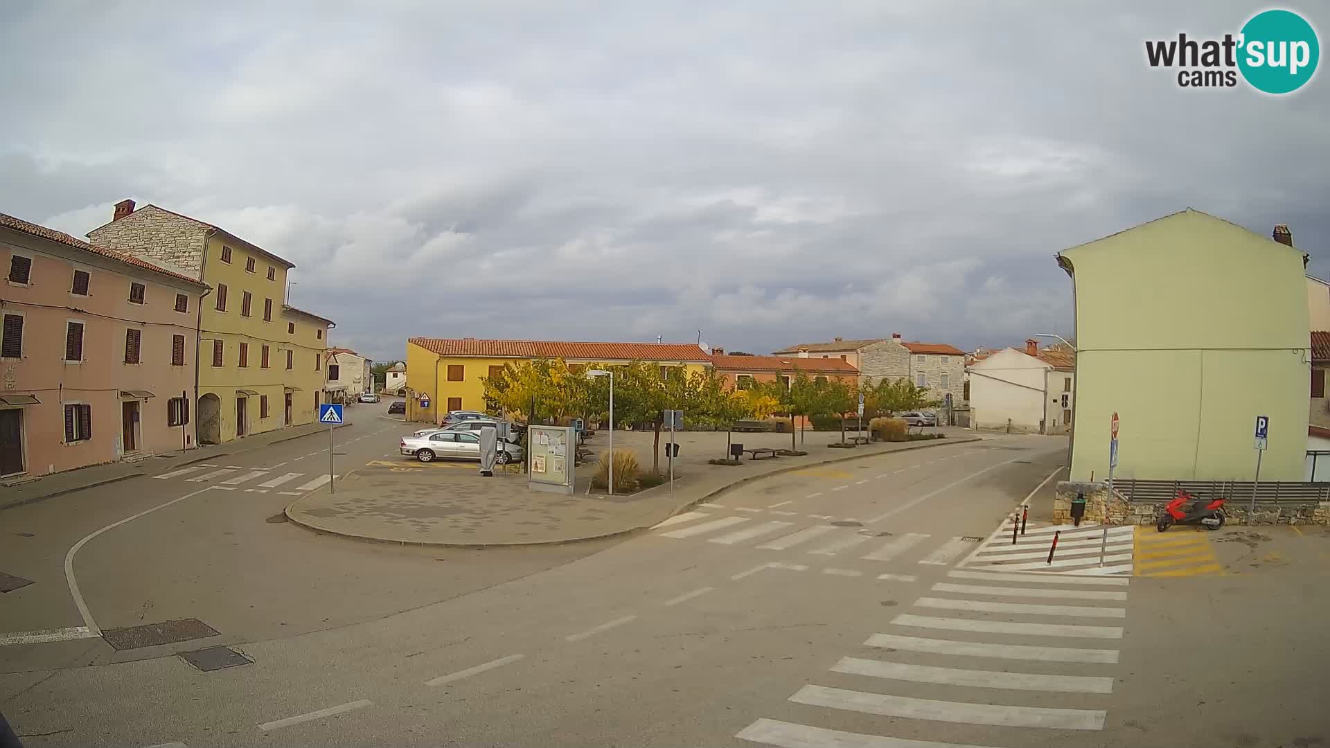 Bale, webcam de la place La Musa – Istrie – Croatie