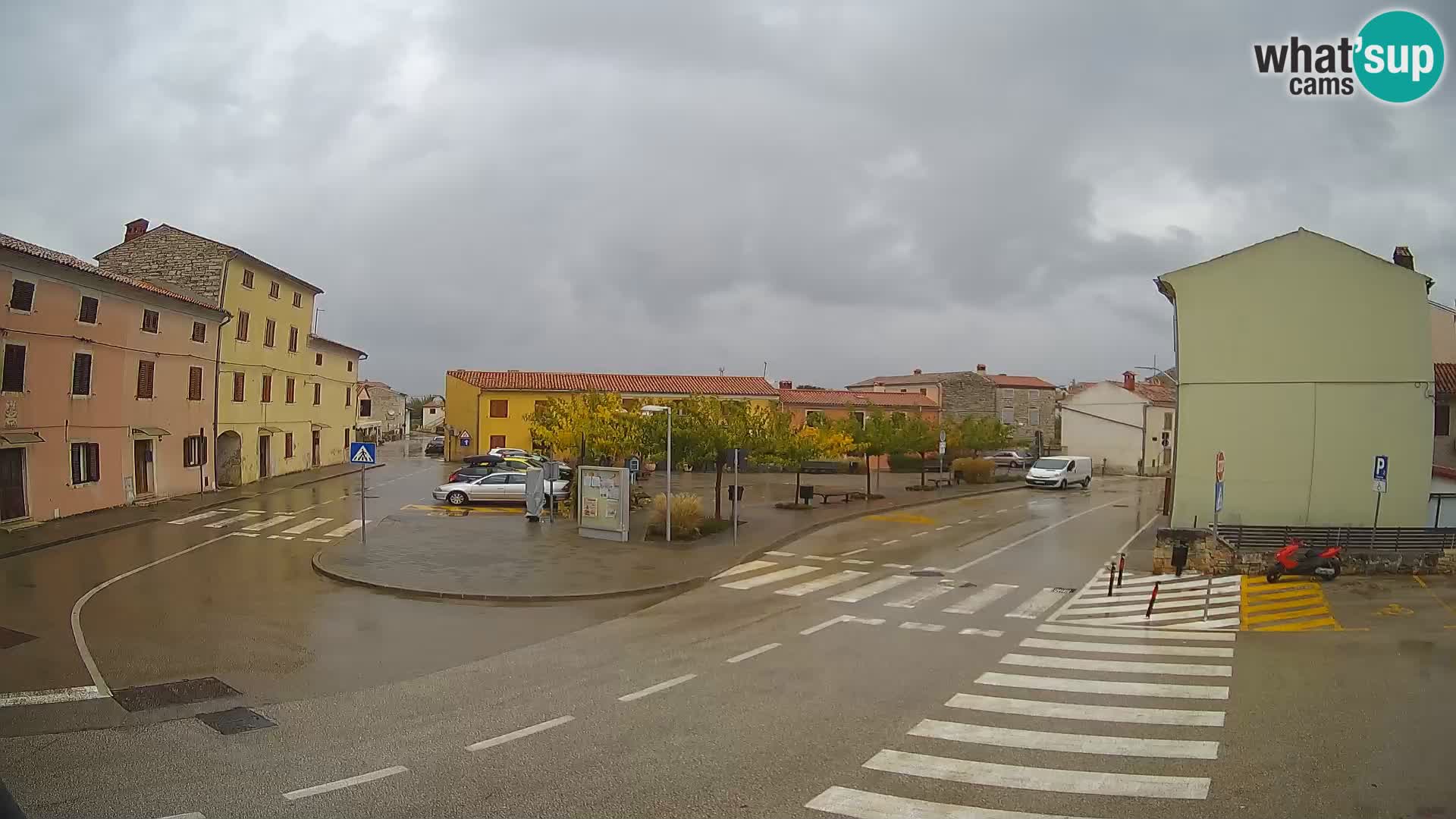 Bale, webcam de la place La Musa – Istrie – Croatie