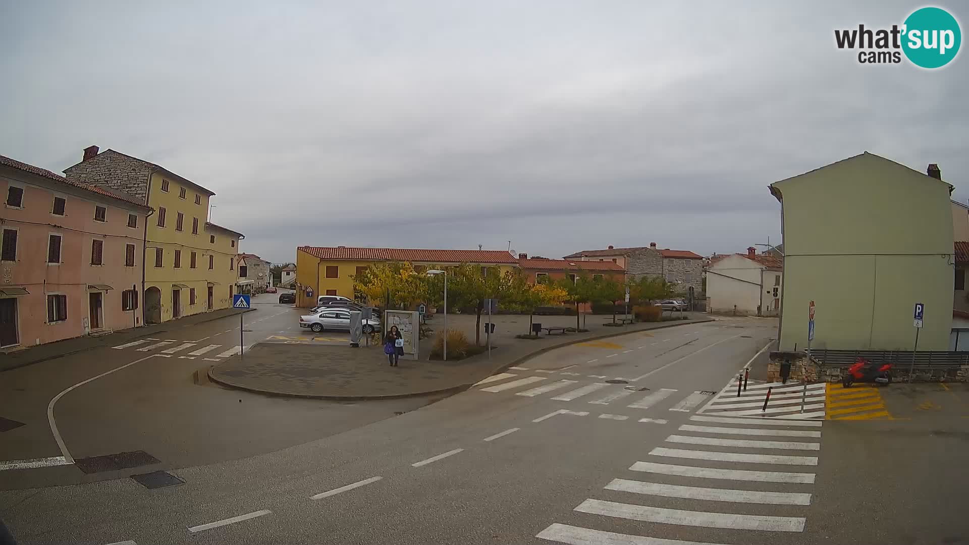Bale, webcam de la place La Musa – Istrie – Croatie
