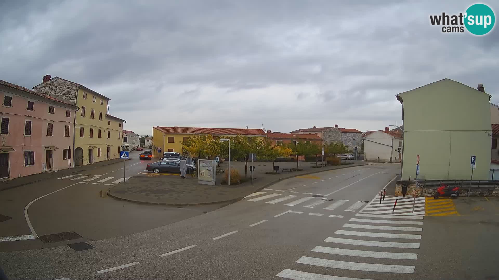 Bale, webcam de la place La Musa – Istrie – Croatie