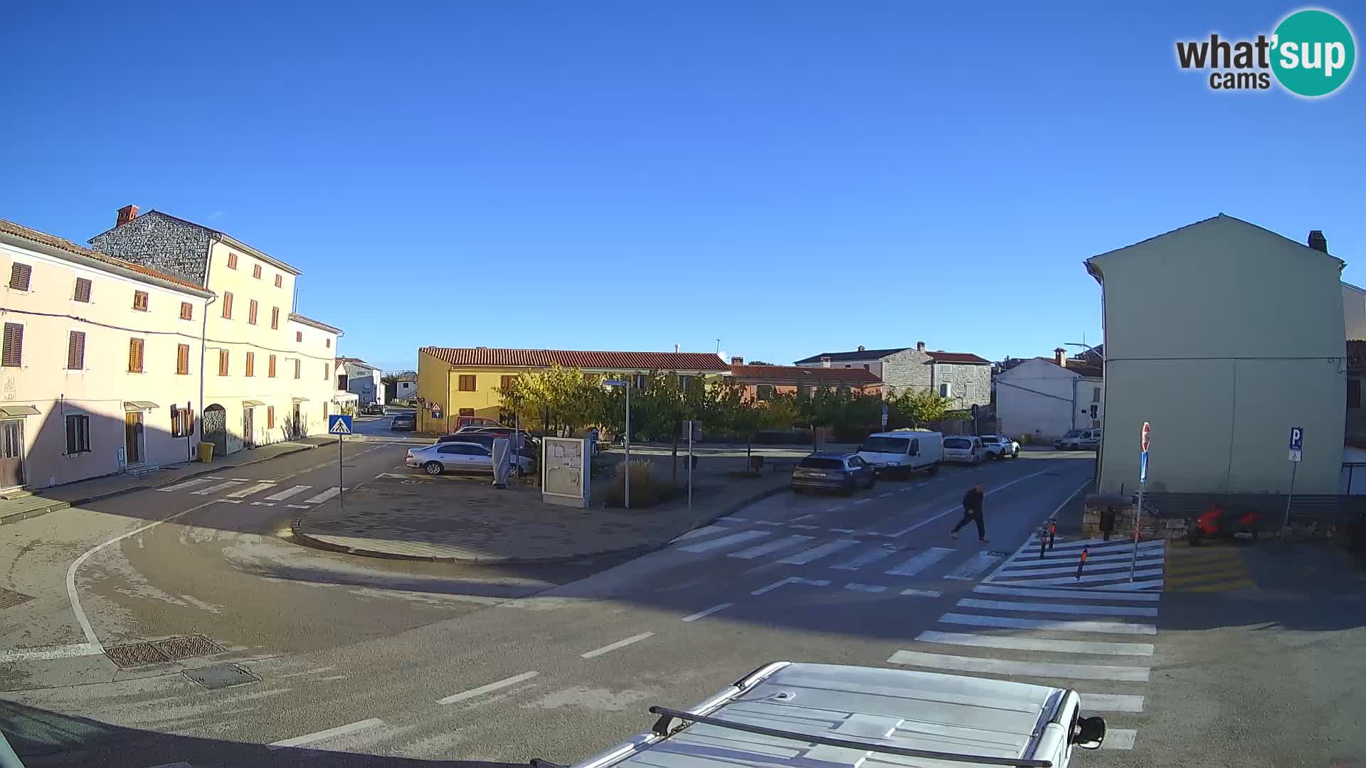 Bale, webcam de la place La Musa – Istrie – Croatie