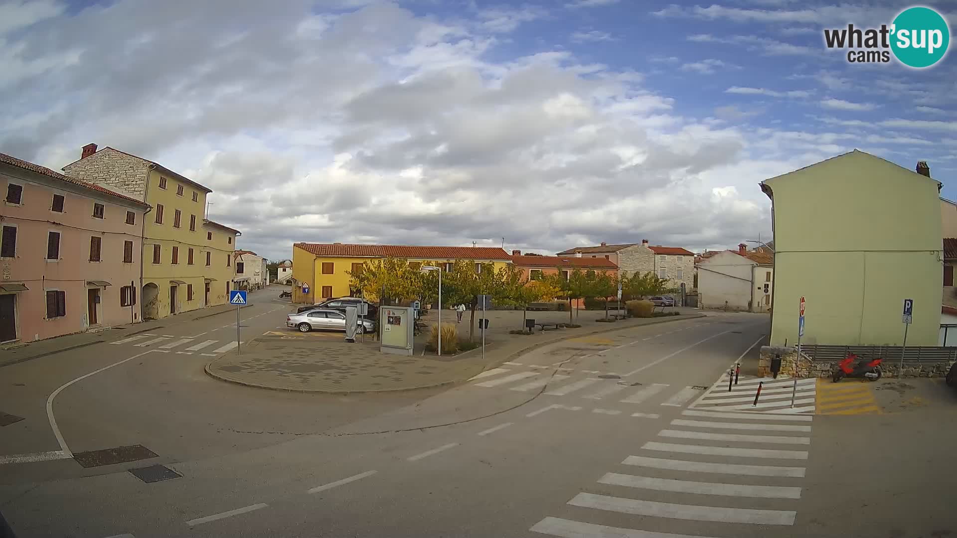 Bale, webcam de la place La Musa – Istrie – Croatie