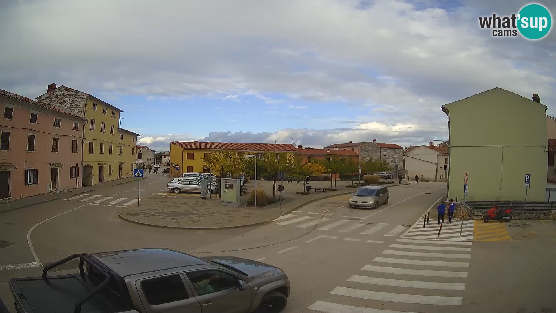 Bale, webcam de la place La Musa – Istrie – Croatie