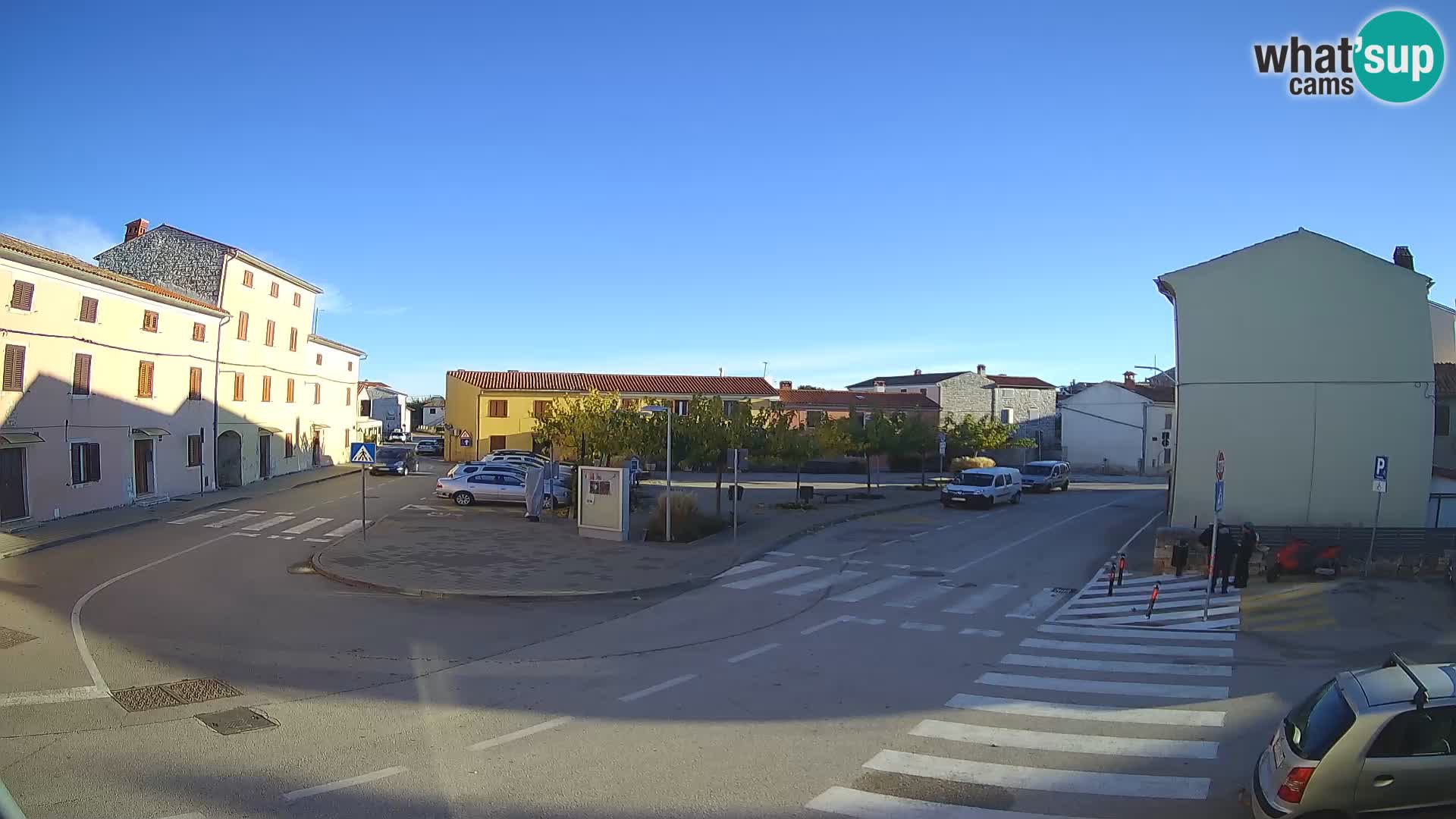 Bale, webcam de la place La Musa – Istrie – Croatie