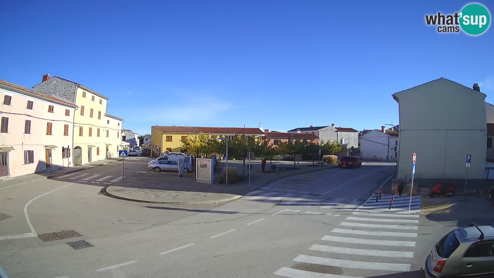 Bale, webcam de la place La Musa – Istrie – Croatie