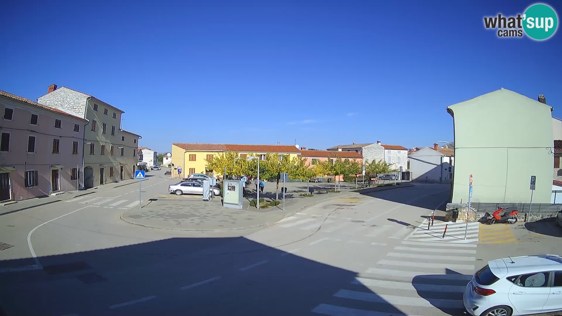 Bale, webcam de la place La Musa – Istrie – Croatie